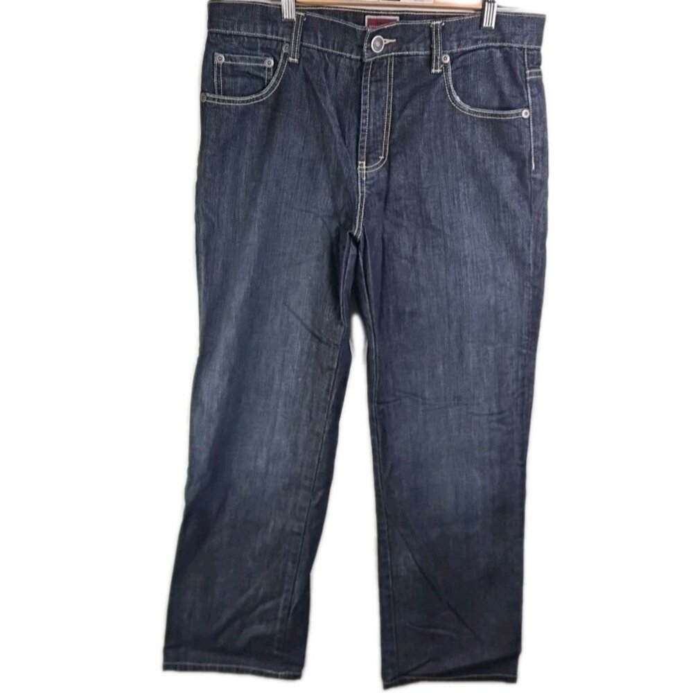 Tommy Hilfiger Jeans Mens 34x29 Blue Relaxed Fit Denim Pants Classic Straight